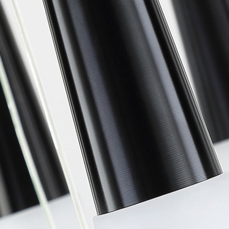 Spiral Hanging Light Fixtures Modern Simple Acrylic Ceiling Pendant for Stairwell