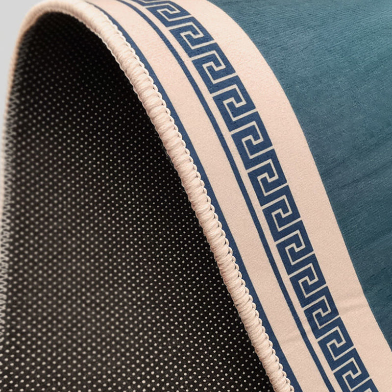 Nostalgie Inktpatroon Tapijt Kleur Gemengd Polyester Tapijt Vlekbestendig Binnentapijt voor Huisdecoratie