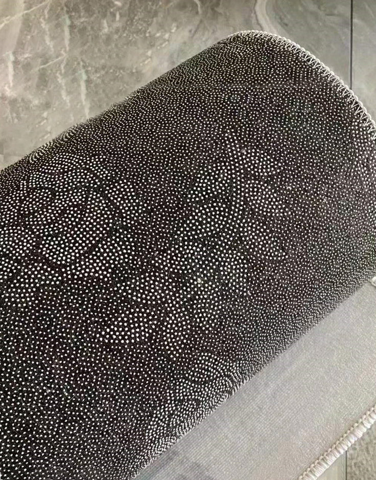 Funky Geometry Design Area Rug Contemporary Comfort Rectangle Rug Polyester Easy Care Anti-Slip Backing Rug for Living Room