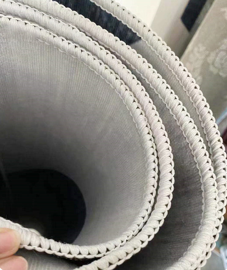 Funky Geometry Design Area Rug Contemporary Comfort Rectangle Rug Polyester Easy Care Anti-Slip Backing Rug for Living Room