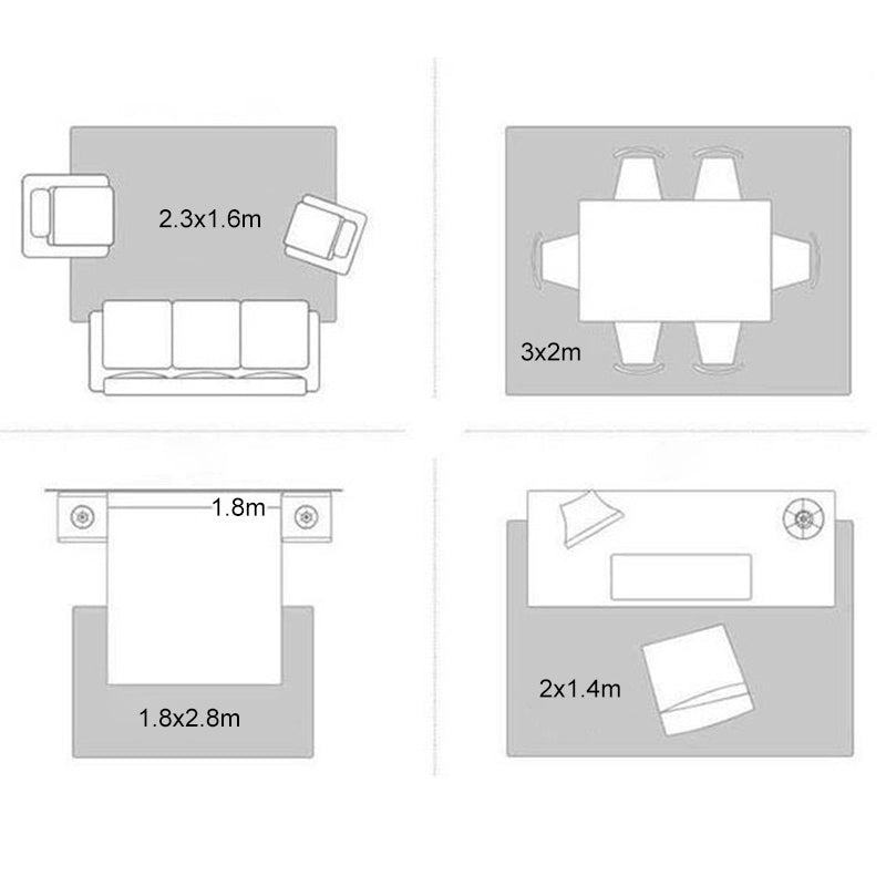 Elegant veelkleurig nostalgietapijt, polyester, takprint, binnentapijt, vlekbestendig tapijt voor woondecoratie