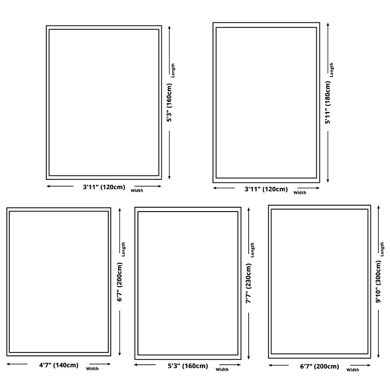 Shabby Chic Landscape Printed Rug Color Mixed Polyester Area Carpet Non-Slip Backing Rug for Living Room