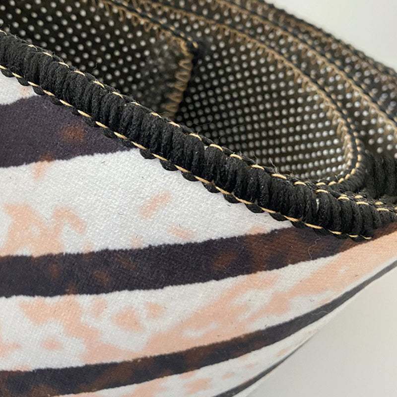 Round Light Color Distressed Area Carpet Polyester Ink Print Indoor Rug Anti-Slip Backing Carpet for Living Room