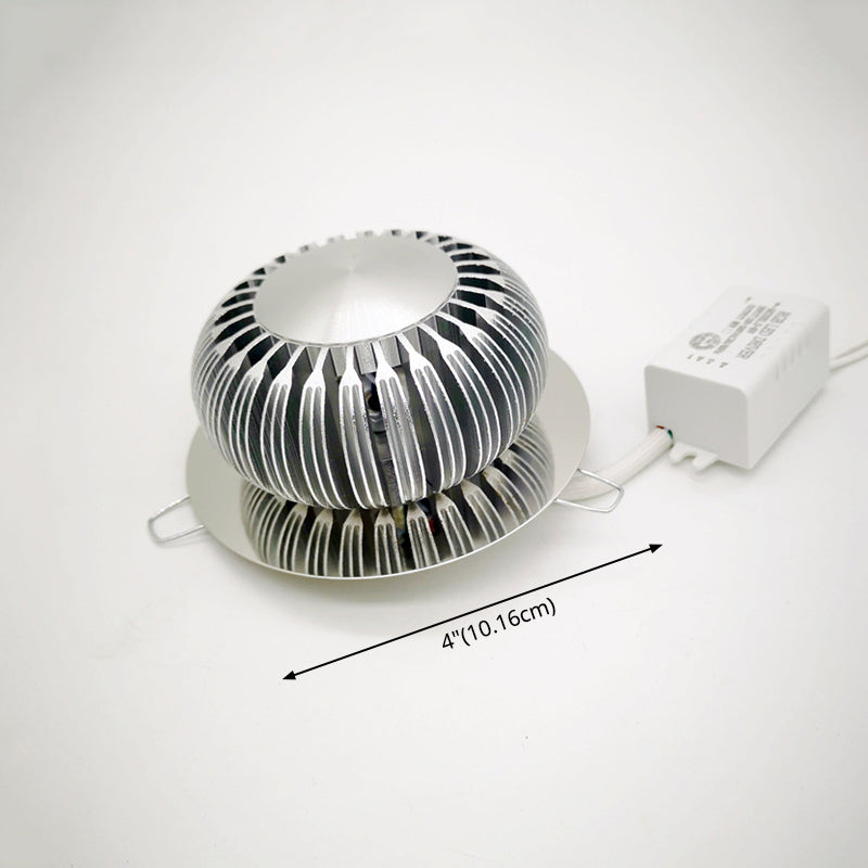 Remote Control RGB Wall Lamp Modern Style Aluminum Ambiance Decorative LED Sconce Light in Sliver