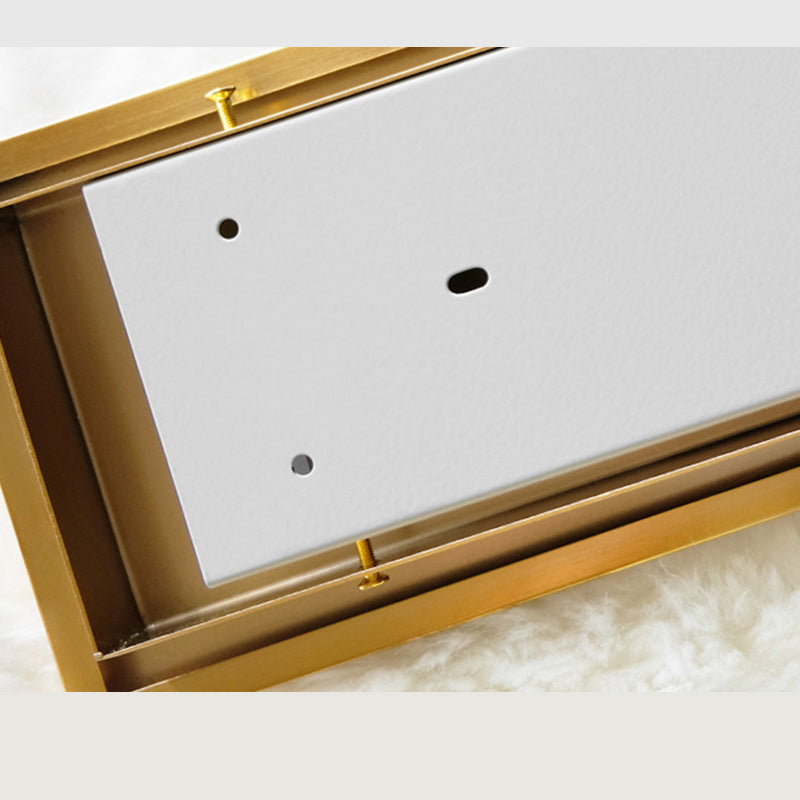 Estilo moderno simplicidad lámpara de lectura led led de lectura rotatable diseño de montaje en la pared con base de metal rectangular