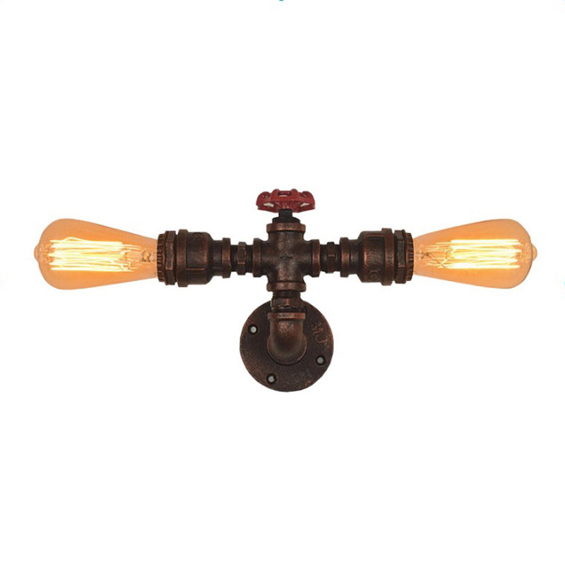 Wall Mounted Light Fixture Industrial-Style Metal Water Valve Wall Mounted Light