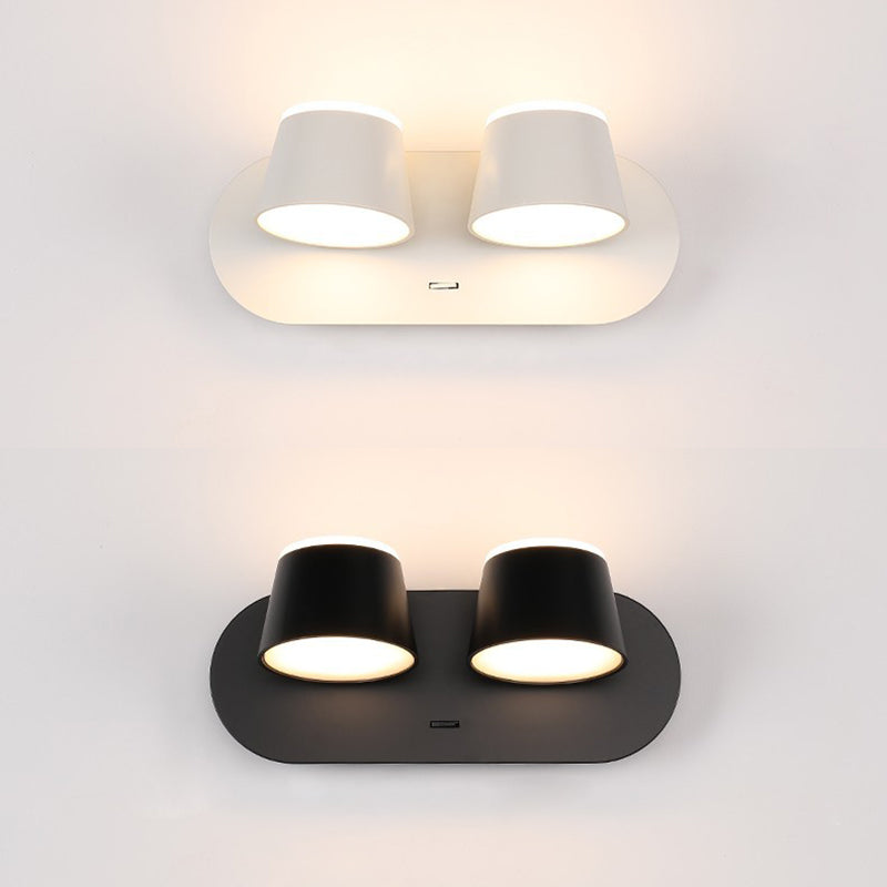 Moderne verstellbare Wandleuchten rotatierbarer LED -Lichtraum Innenleuchtung