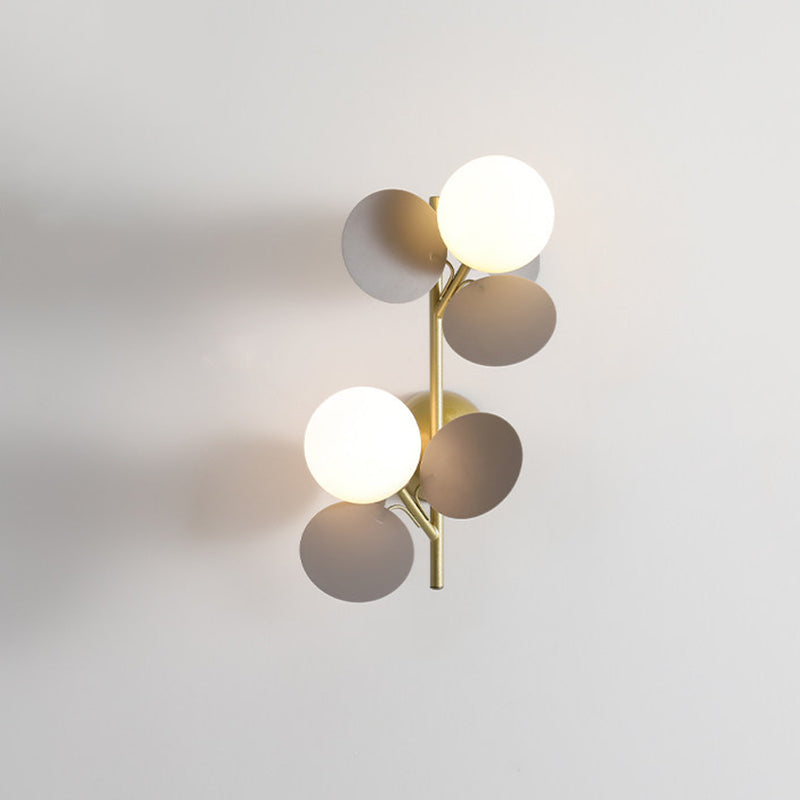 Ronde slaapkamer wandmontage verlichting metalen Noordse stijl wand gemonteerd verlichtingsarmatuur