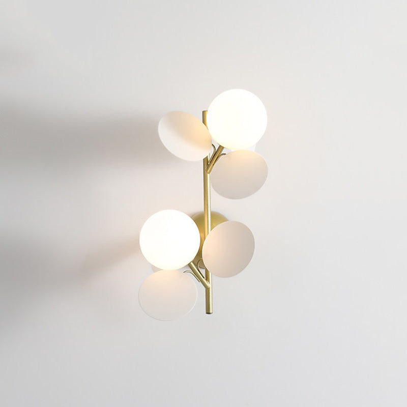 Ronde slaapkamer wandmontage verlichting metalen Noordse stijl wand gemonteerd verlichtingsarmatuur