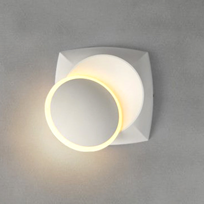 2-Tiers Rotatable LED Wall Lamp Simplicity Style Modern Sconce Light for Bedroom