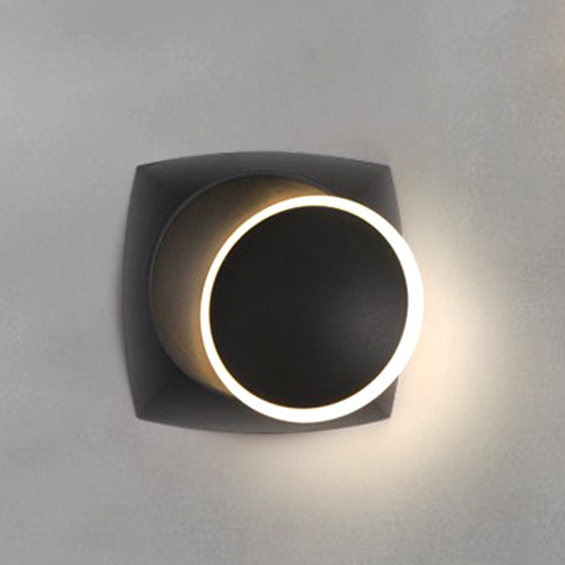 2-Tiers Rotatable LED Wall Lamp Simplicity Style Modern Sconce Light for Bedroom