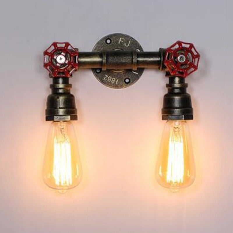 Illuminazione con pale sconce a 2 co-teaggio Luce montata a parete metallica industriale per il ristorante