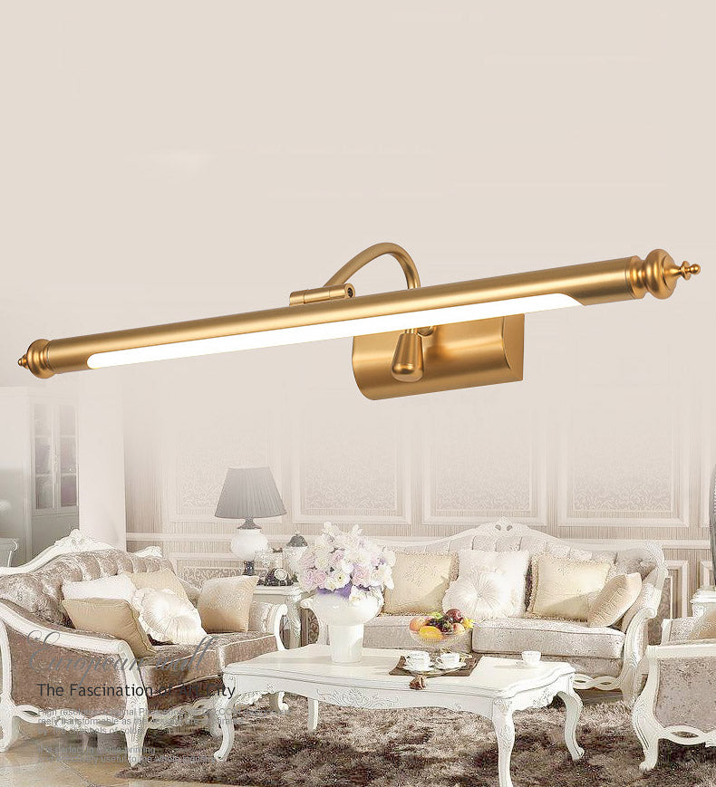 Mid Century Modern Cylindrical Wall Mounted Vanity Lights Metal 1 Light Wall Mount Light Fixture for Bathroom