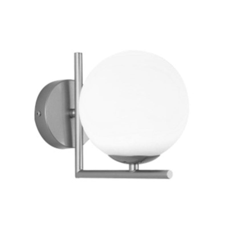 Zeitgenössische globale Wandmontagleuchte Milchglas Wandmontagelampe für das Restaurant