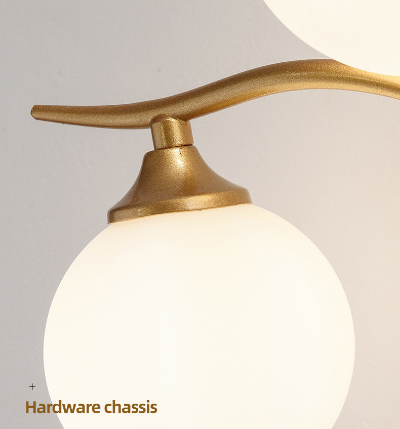 Zeitgenössische globale Wandmontagleuchte Milchglas Wandmontagelampe für das Restaurant