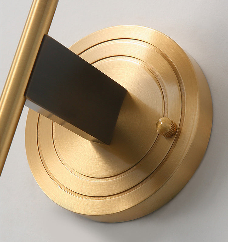 Cylindrical Clear Glass Wall Lighting Fixtures Modern Wall Mounted Light Fixture for Bedroom