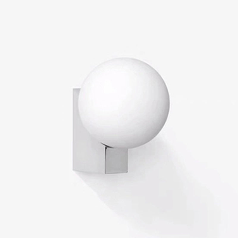 Plan de pared LED LED de hierro forjado en moderna luz de pared de vidrio esmerilado de estilo creativo para sala de estar