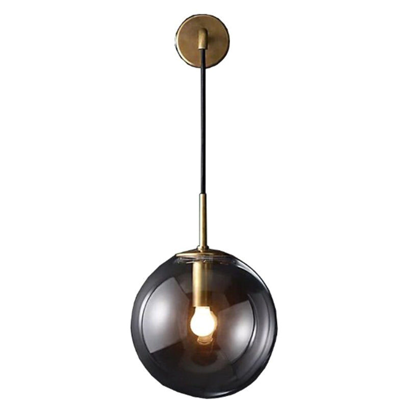 Moderne Simplicity Globe Wandmontierte Leuchtenmontage Glasmontage Leuchte für Wohnzimmer
