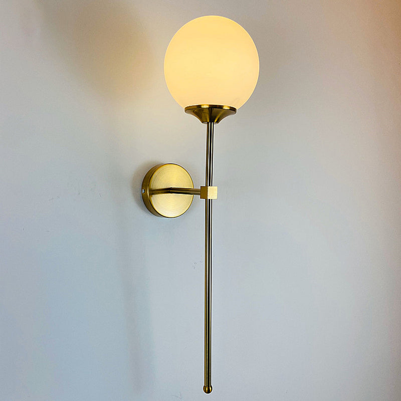 Moderne Simplicity Globe Wandmontierte Leuchtenmontage Glasmontage Leuchte für Wohnzimmer