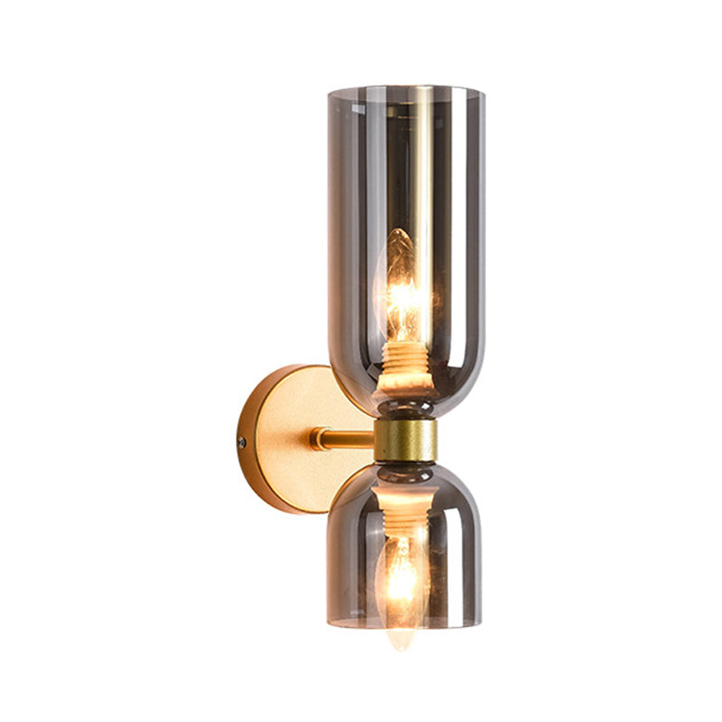 Moderne Einfachheit mit Sandglaswand montiertes Leuchtenleuchten Glasmontage Leuchte für Wohnzimmer