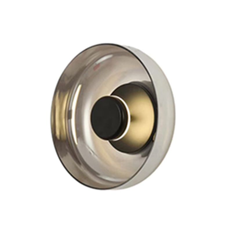 Glass Bowl-Shaped Wall Mounted Lighting Minimalist LED Wall Mounted Light Fixture