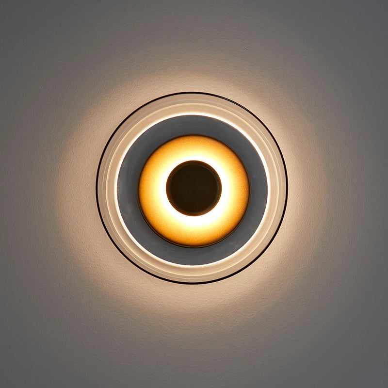 Glass Bowl-Shaped Wall Mounted Lighting Minimalist LED Wall Mounted Light Fixture