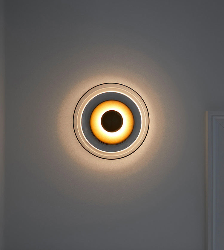 Glass Bowl-Shaped Wall Mounted Lighting Minimalist LED Wall Mounted Light Fixture