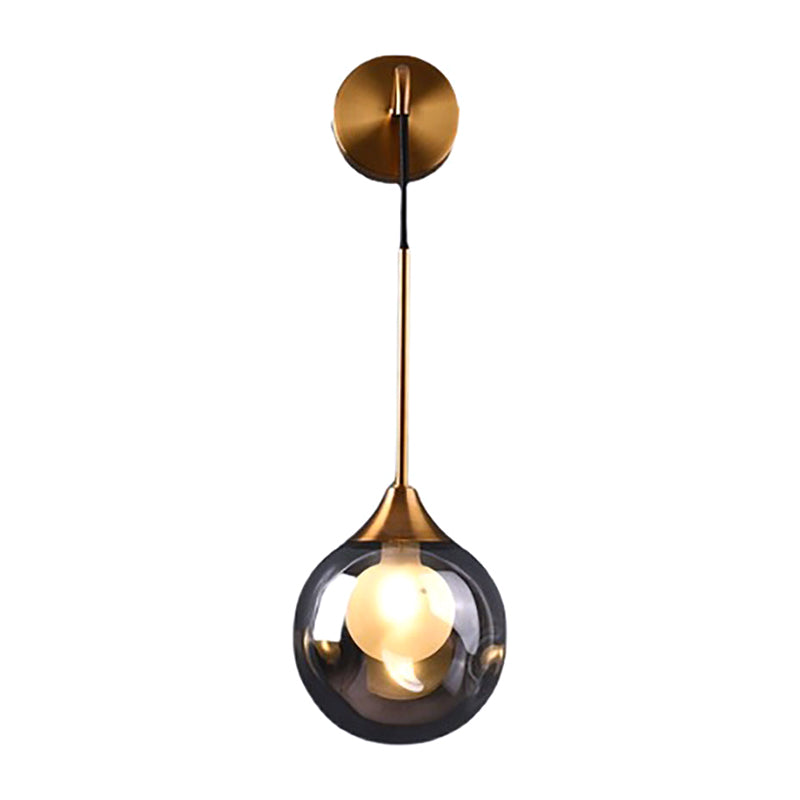Moderne Simplicity Globe Wandmontierte Leuchtenmontage Glasmontage Leuchte für Wohnzimmer