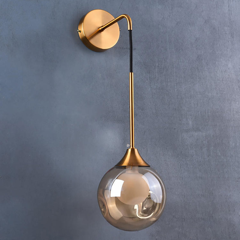 Moderne Simplicity Globe Wandmontierte Leuchtenmontage Glasmontage Leuchte für Wohnzimmer