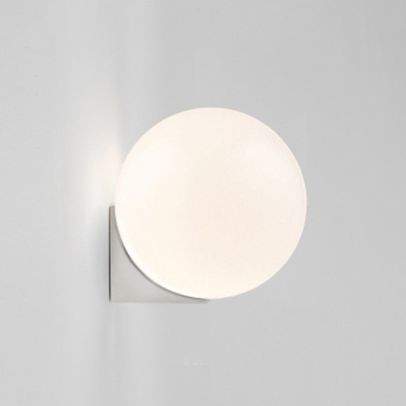 Contemporary Wall Mounted Light Fixture Sphere Wall Mounted Lamp with Glass Shade