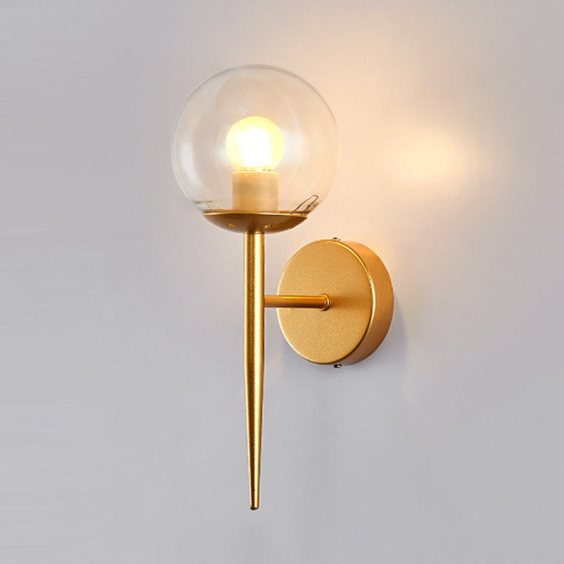 Lampada con applique a matita Stipce moderno in vetro in vetro illuminazione montata a parete
