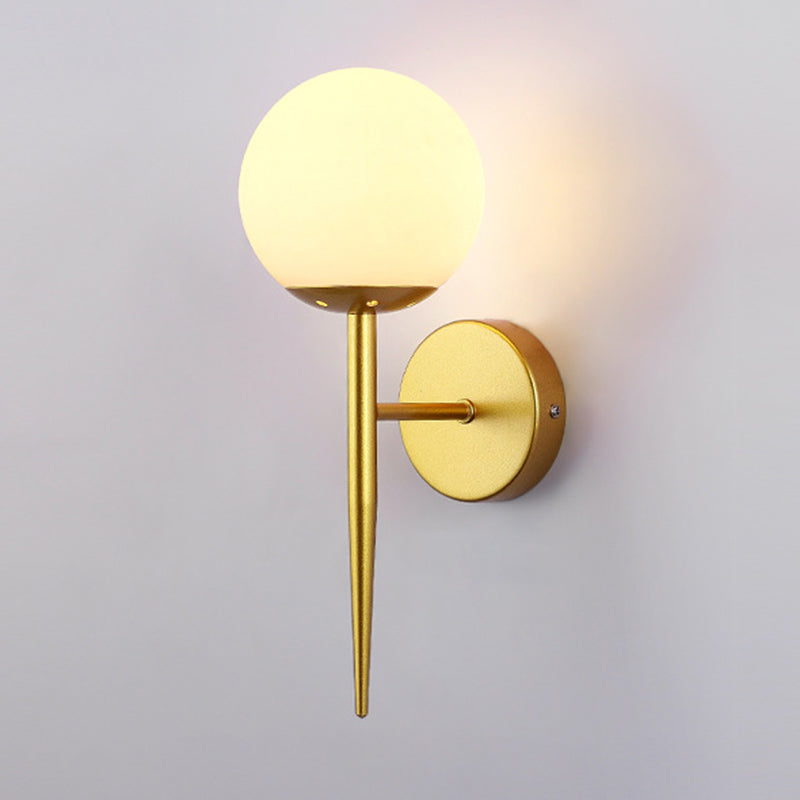 Lampada con applique a matita Stipce moderno in vetro in vetro illuminazione montata a parete