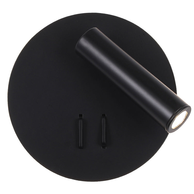 Modern Style Aluminum Wall Mount Lamp Bedroom Bedroom Wall Lighting Fixture with 1 Spotlight