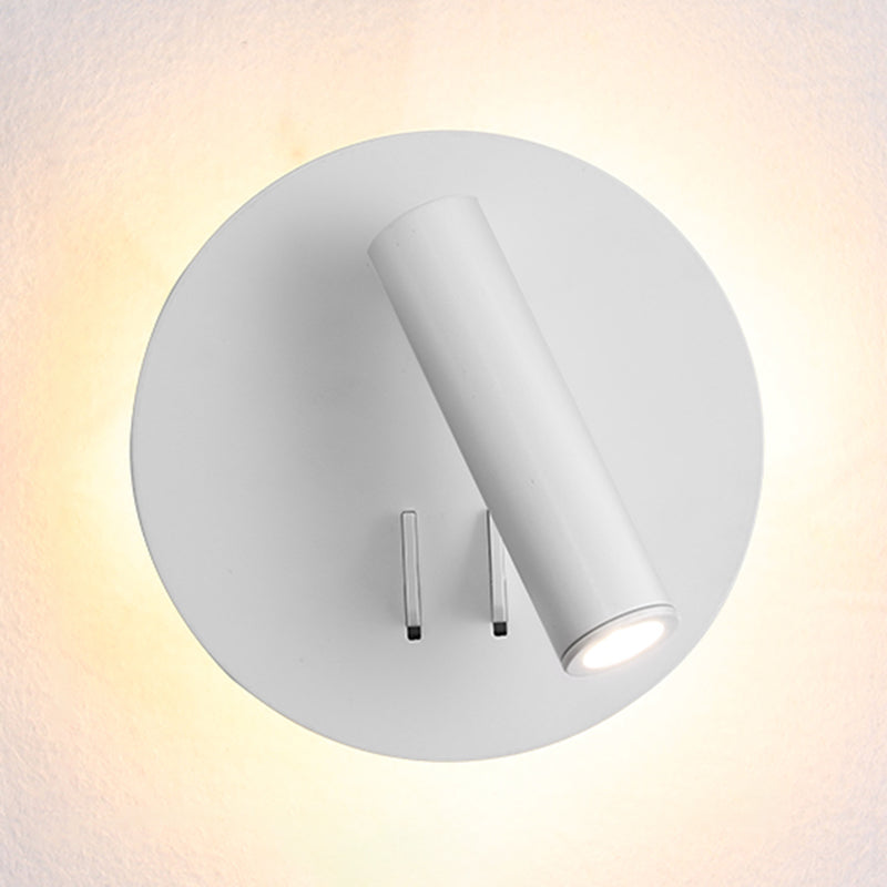 Modern Style Aluminum Wall Mount Lamp Bedroom Bedroom Wall Lighting Fixture with 1 Spotlight