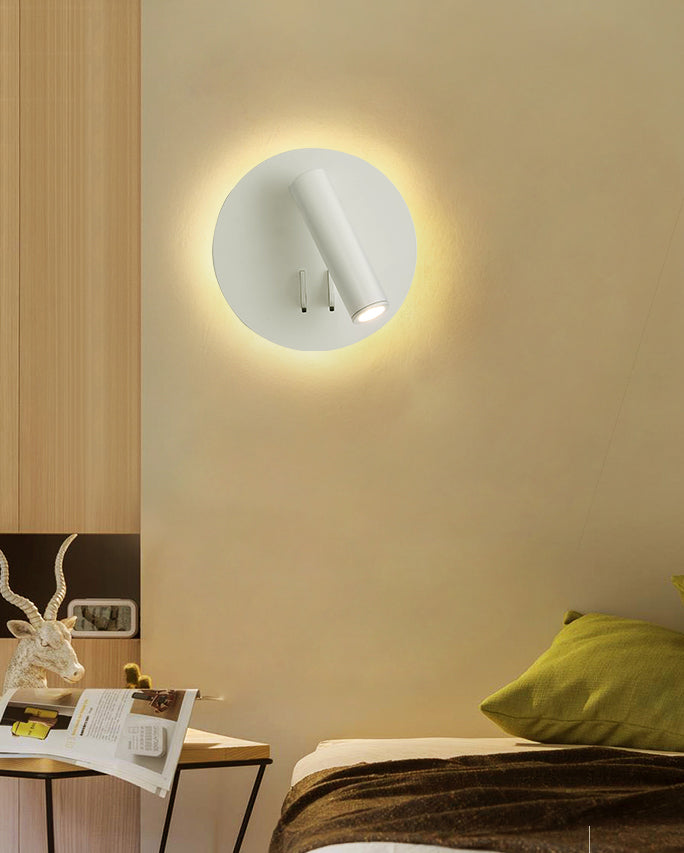 Modern Style Aluminum Wall Mount Lamp Bedroom Bedroom Wall Lighting Fixture with 1 Spotlight