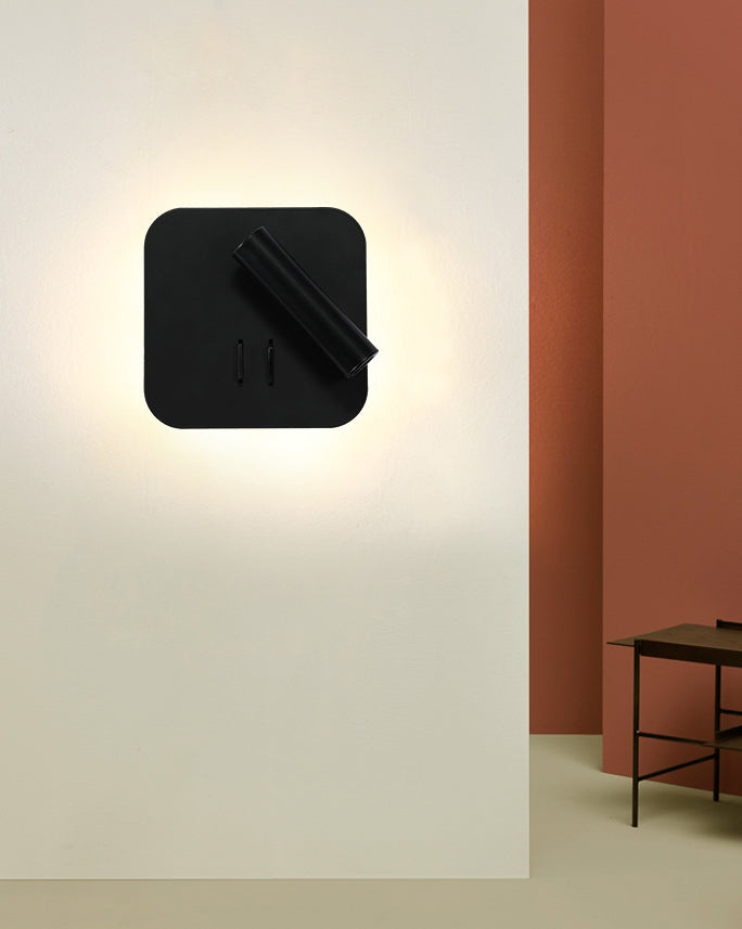 Modern Style Aluminum Wall Mount Lamp Bedroom Bedroom Wall Lighting Fixture with 1 Spotlight