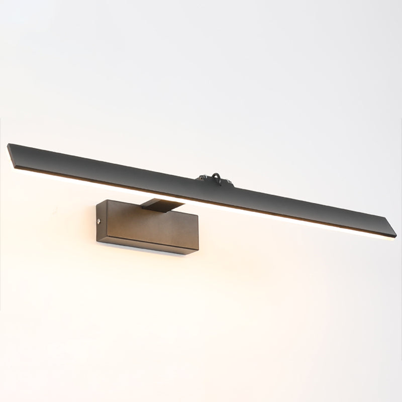 Modern Minimalist Style Ultra-thin Vanity Wall Light Fixtures Aluminum Wall Mounted Vanity Lights for Bathroom