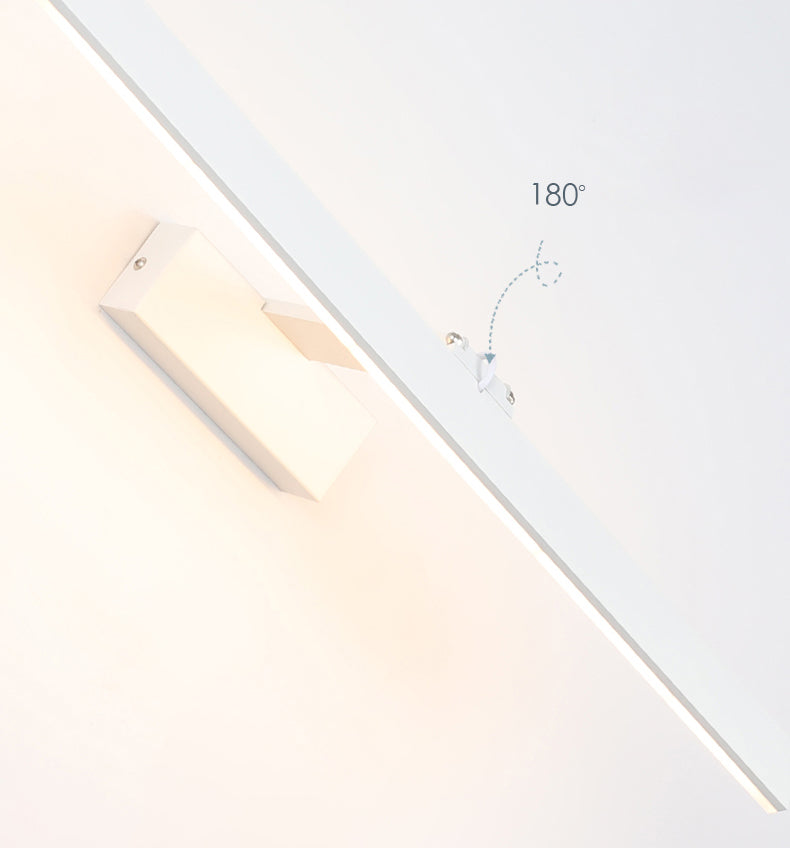 Modern Minimalist Style Ultra-thin Vanity Wall Light Fixtures Aluminum Wall Mounted Vanity Lights for Bathroom