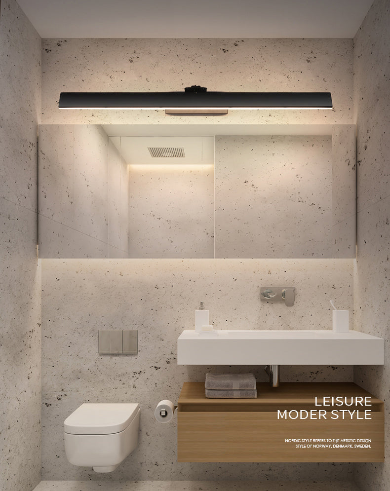 Modern Minimalist Style Ultra-thin Vanity Wall Light Fixtures Aluminum Wall Mounted Vanity Lights for Bathroom
