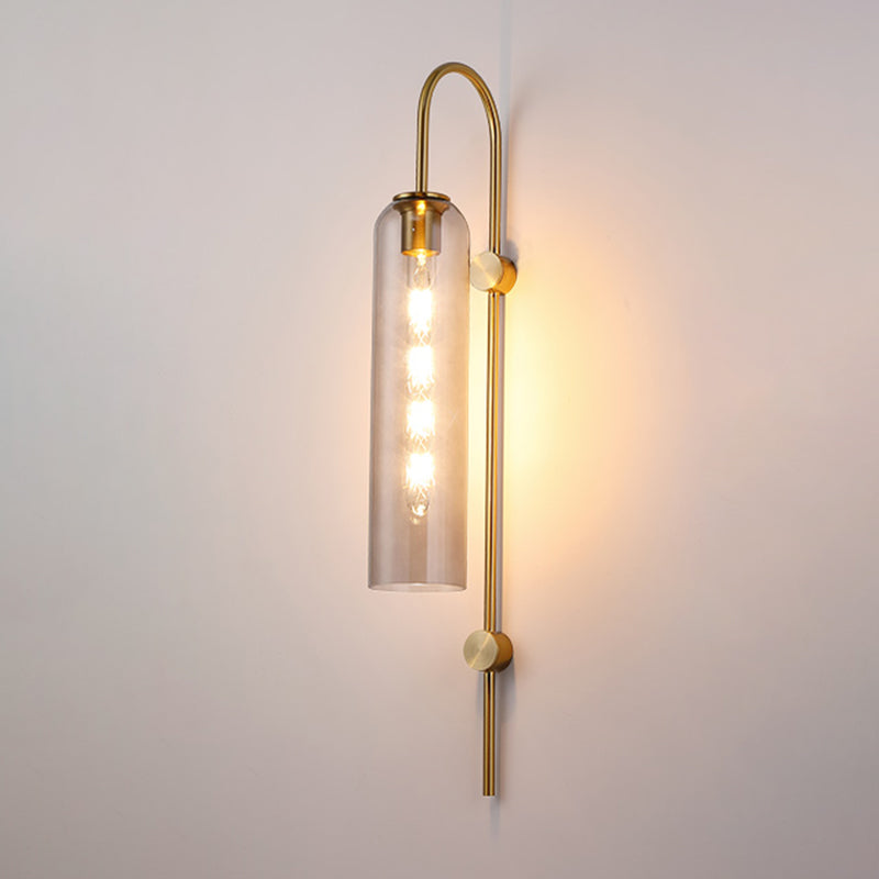 1 luminaire en verre mural lumineux