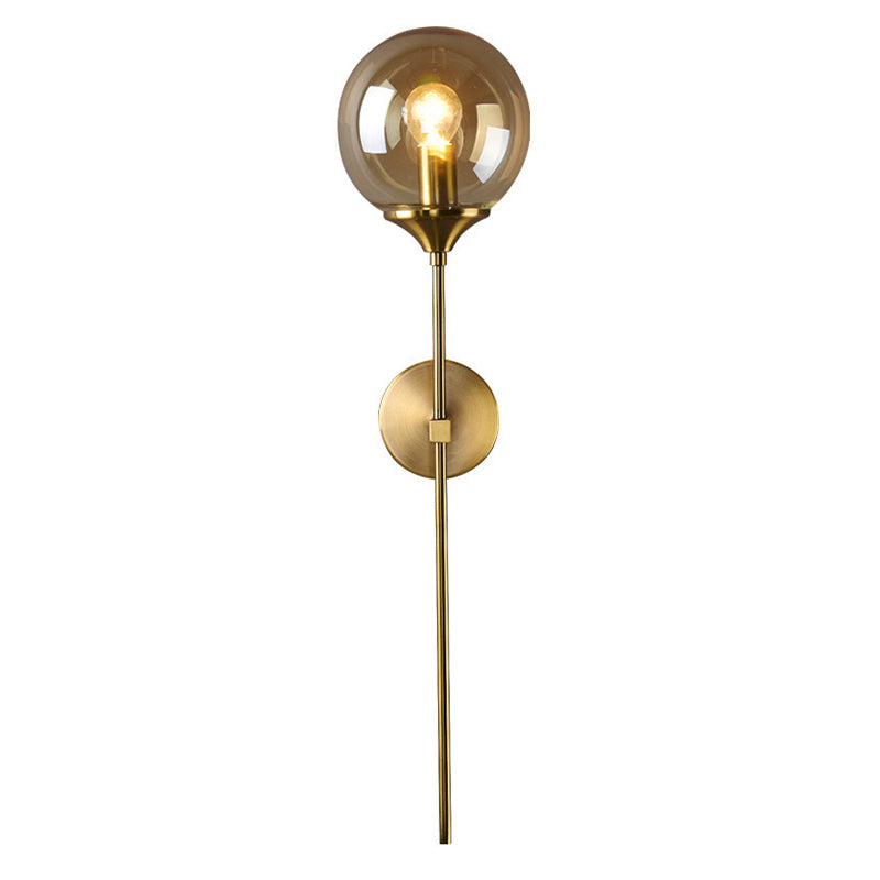 1 luminaire en verre mural clair