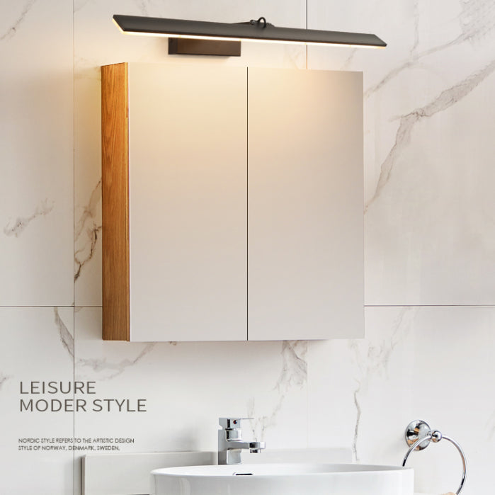 Modern Minimalist Style Ultra-thin Vanity Wall Light Fixtures Aluminum Wall Mounted Vanity Lights for Bathroom
