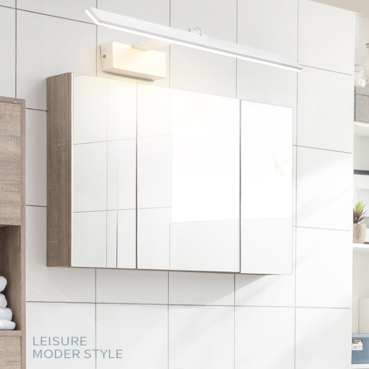 Modern Minimalist Style Ultra-thin Vanity Wall Light Fixtures Aluminum Wall Mounted Vanity Lights for Bathroom