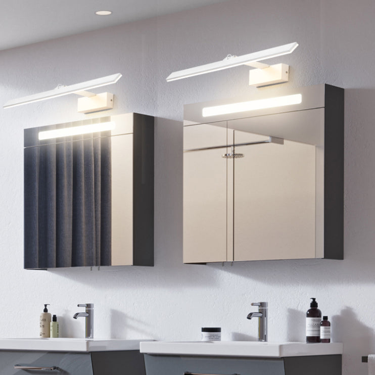 Modern Minimalist Style Ultra-thin Vanity Wall Light Fixtures Aluminum Wall Mounted Vanity Lights for Bathroom