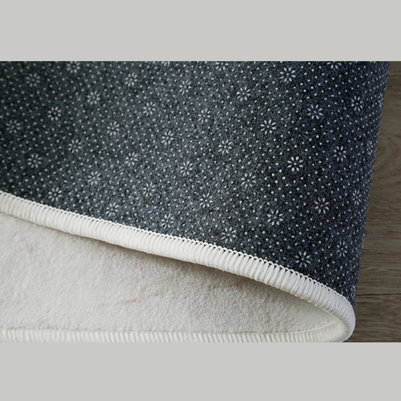 Simplicity Marble Effect Indoor Rug Novelty Shape Trendy Modern Carpet Polyester Anti-Slip Backing Carpet for Home Decoration