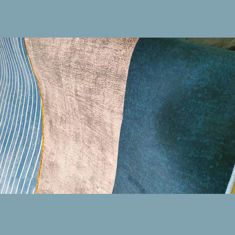 Novelty Abstract Art Indoor Rug Creative Contemporary Area Carpet Polyester Friendly Washable Rug for Home Decoration