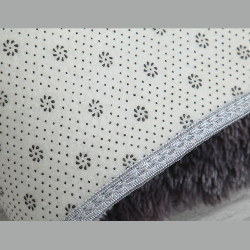 Mehrfarbiger moderner Indoor -Teppich Polyester Solid Teppich Easy Care Teppich für die Heimdekoration