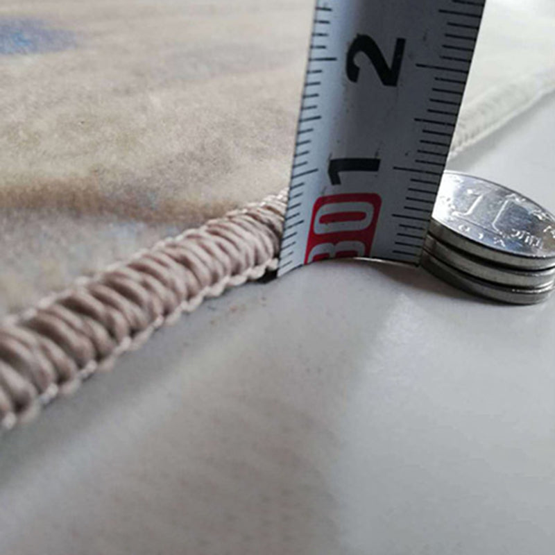 Decorative Geometry Printed Area Rug Modern Simplicity Area Carpet Polyester Non-Slip Backing Carpet for Living Room