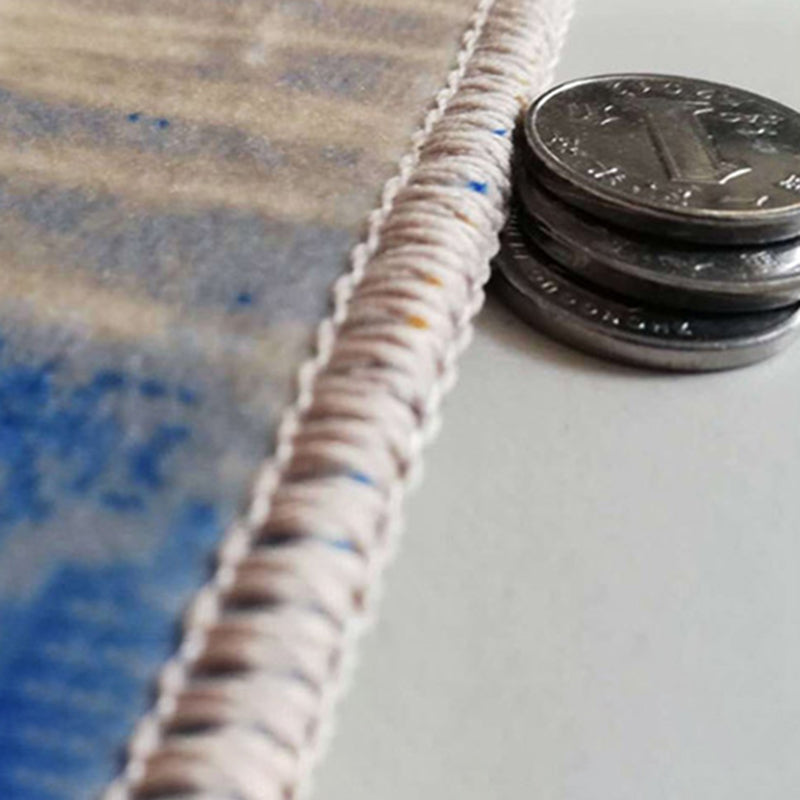 Decorative Geometry Printed Area Rug Modern Simplicity Area Carpet Polyester Non-Slip Backing Carpet for Living Room