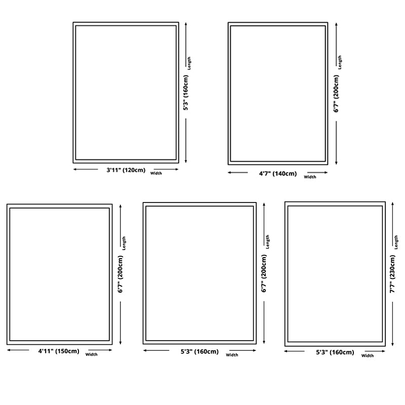 Creative Asymmetrical Triangle Pattern Rug Modern Stylish Polyester Rug Non-Slip Backing Washable Carpet for Home Decor